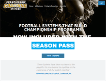 Tablet Screenshot of championshipsystems.com